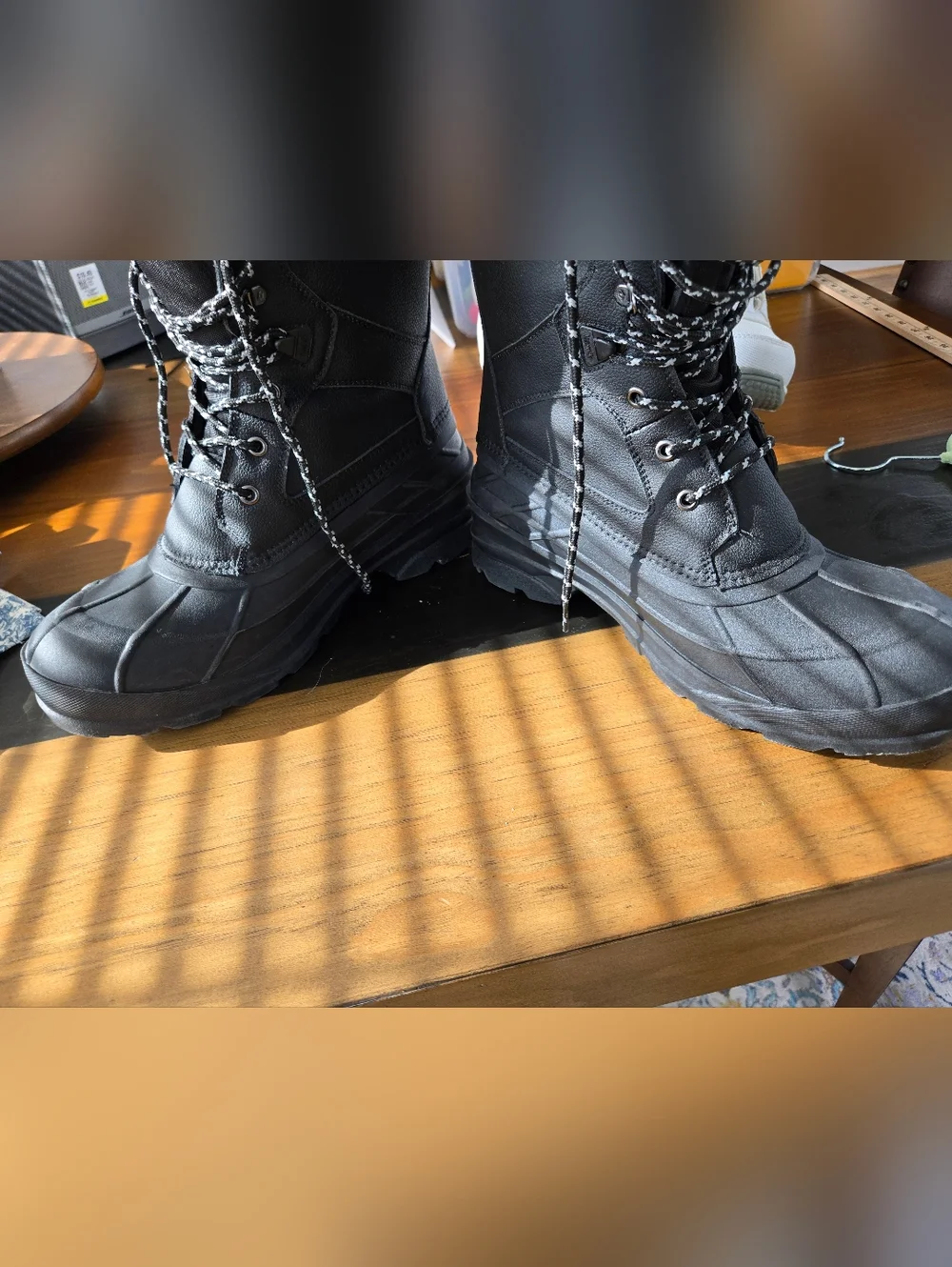 EUC Kamik Men's Nationprow Snow Boot, Black Sz 12